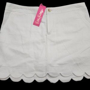 Lilly Pulitzer Colette Skort Resort White - Size 10